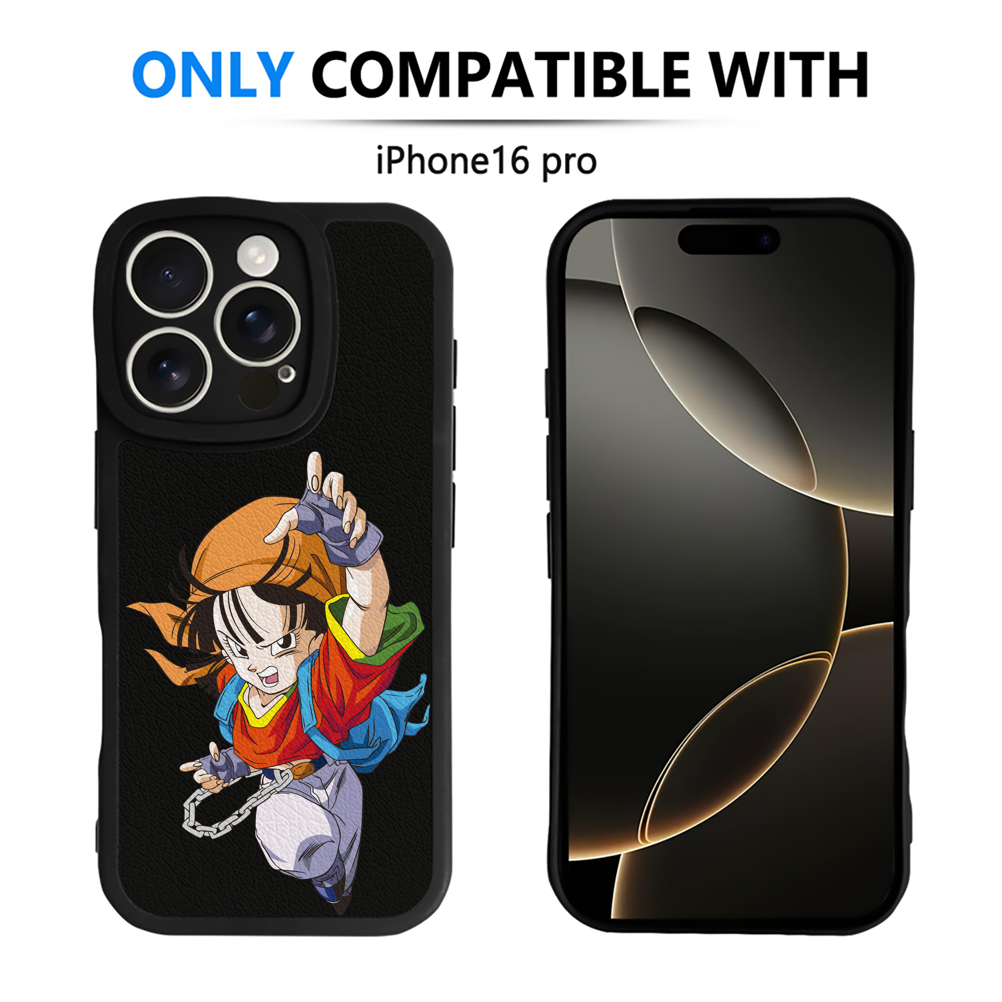 （画像用） ドラゴンボール パン DRAGON BALL Pan 【iPhone 16シリーズ対応】シリコンスマホケース（レザー調） 材質：シリコン